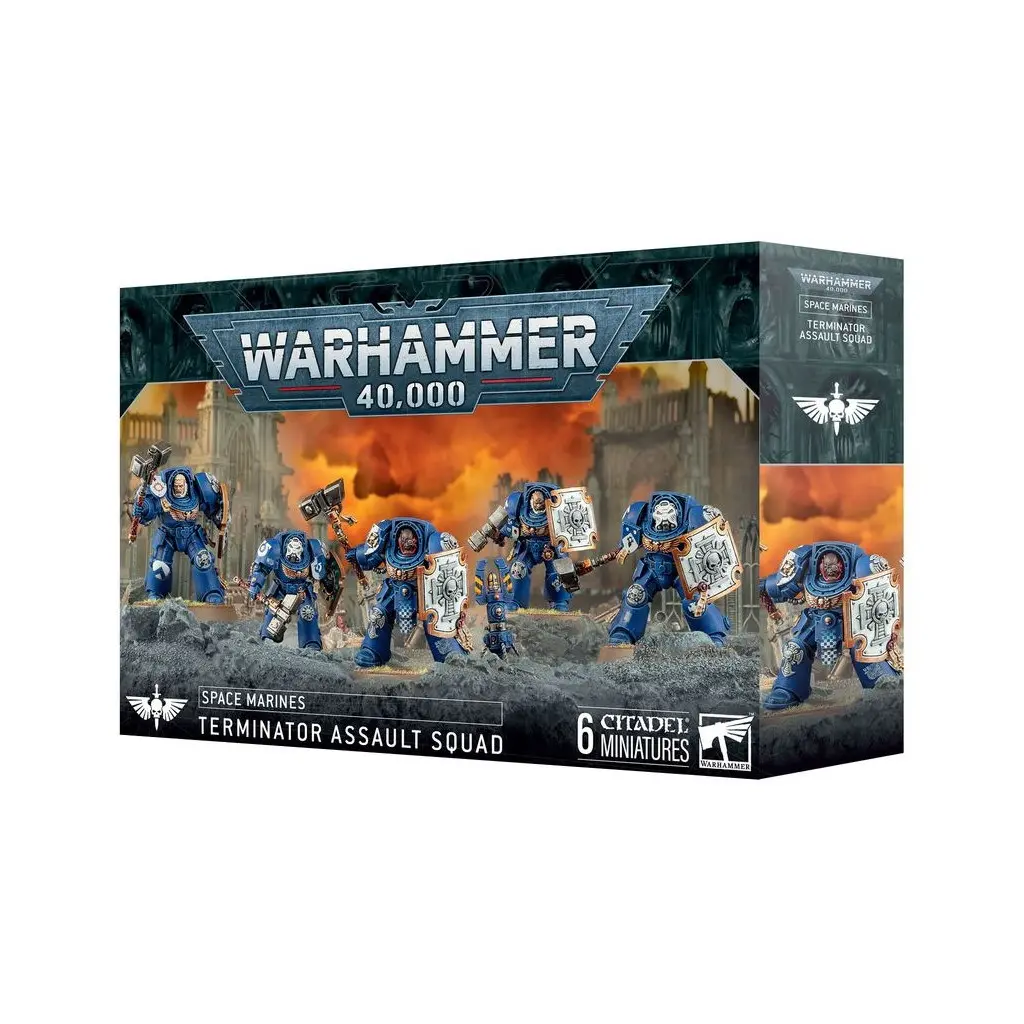[5011921248773,Terminator Assault Squad] Space Marines - Escouade d'assaut Terminator