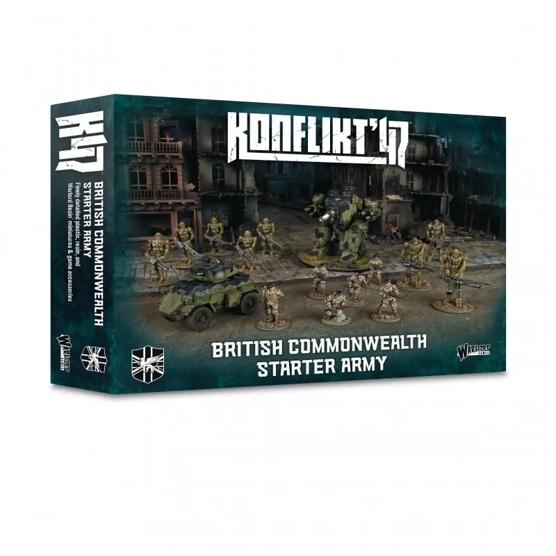 [5060917996464,452600603,Konflikt ‘47,British Commonwealth,Warlord Games] Starter army - British Commonwealth - Konflikt '47