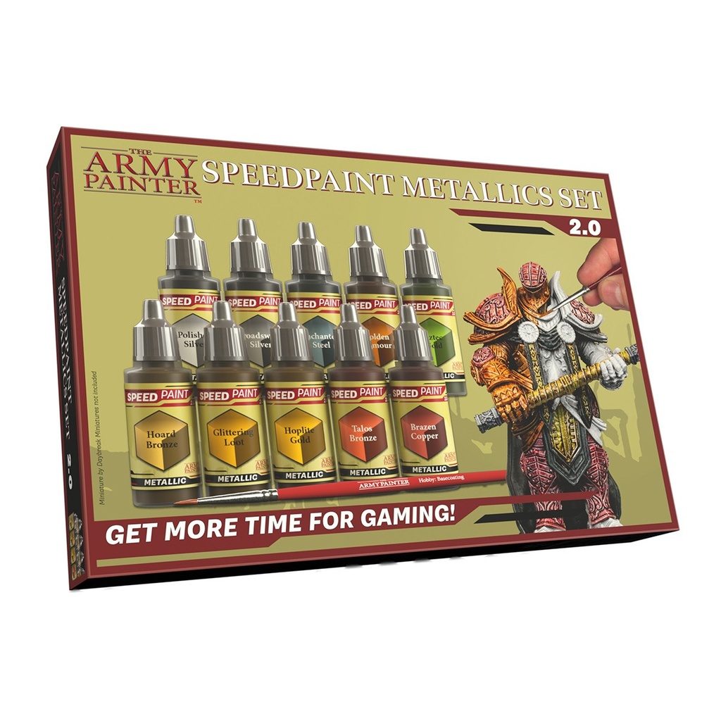 Army Painter - Starter Peinture - Speedpaint Metallic Set 2.0