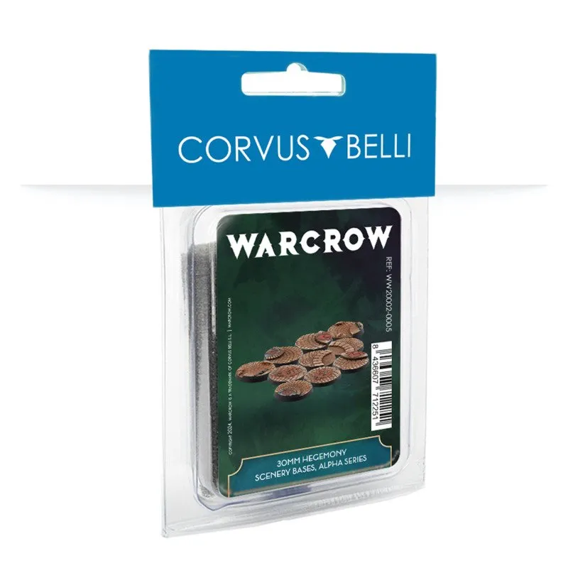 [8436607712251,WW20002-0005,base,socle] Warcrow - 30mm Hegemony Scenery Bases, Alpha Series