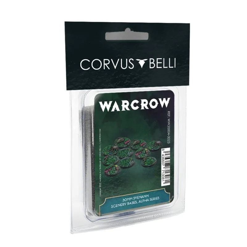 [8436607713081,WW20004-0023,base,socle] Warcrow - 30mm Sÿenann  Scenery Bases, Alpha Series