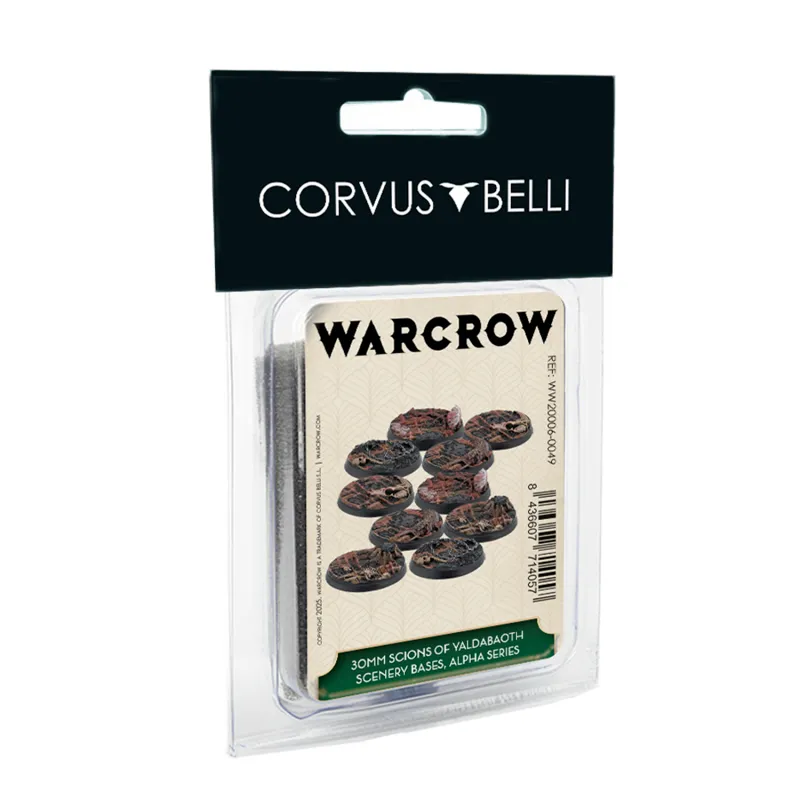 [8436607714057,WW20006-0049,base,socle] Warcrow - 30mm Scions of Yaldabaoth Scenery Bases, Alpha Series