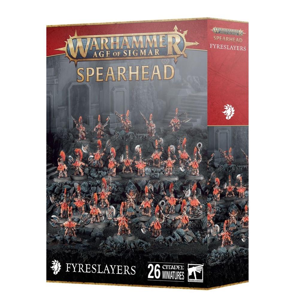 [5011921228706,Spearhead,Fyreslayers,Spearhead,Fer de lance] Fer de Lance - Pyrotueurs