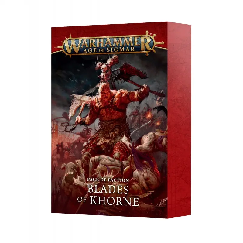 [5011921224050,blades of khorne,faction pack,aos,age of sigmar] Pack de faction : Blades of Khorne (Français)
