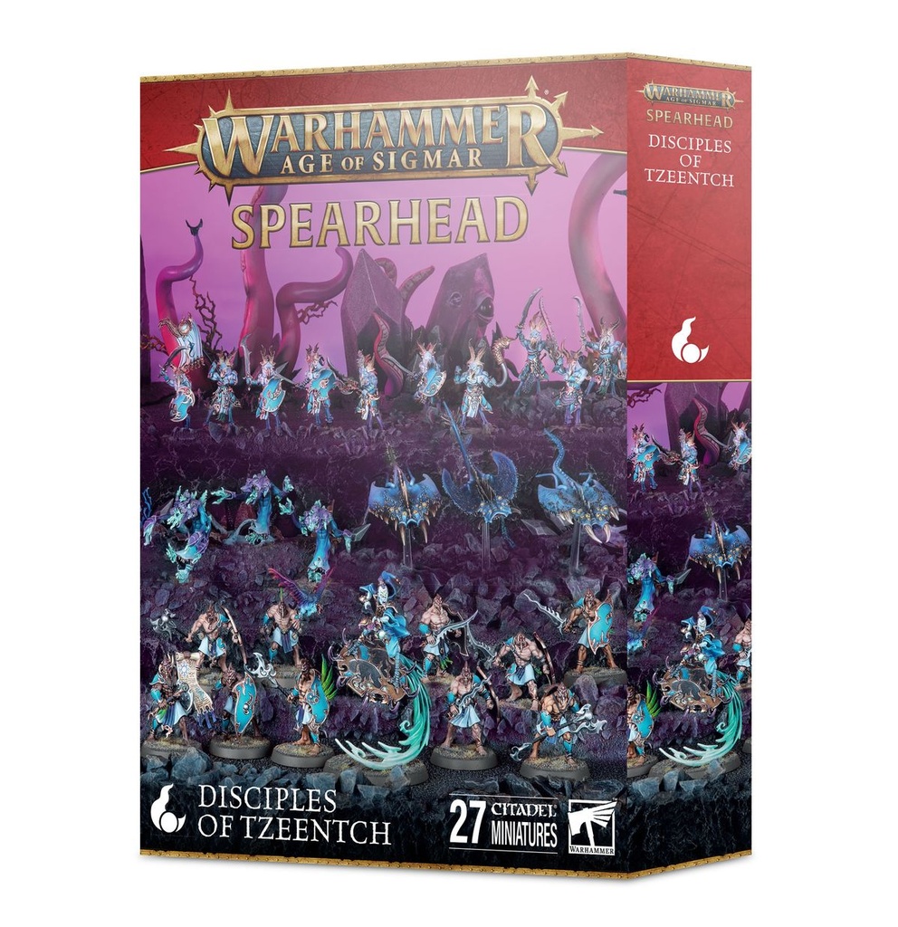 [5011921228584,70-835,99120201193,Spearhead,Age of Sigmar,Disciples of Tzeentch,aos] Fer de Lance - Disciples de Tzeentch