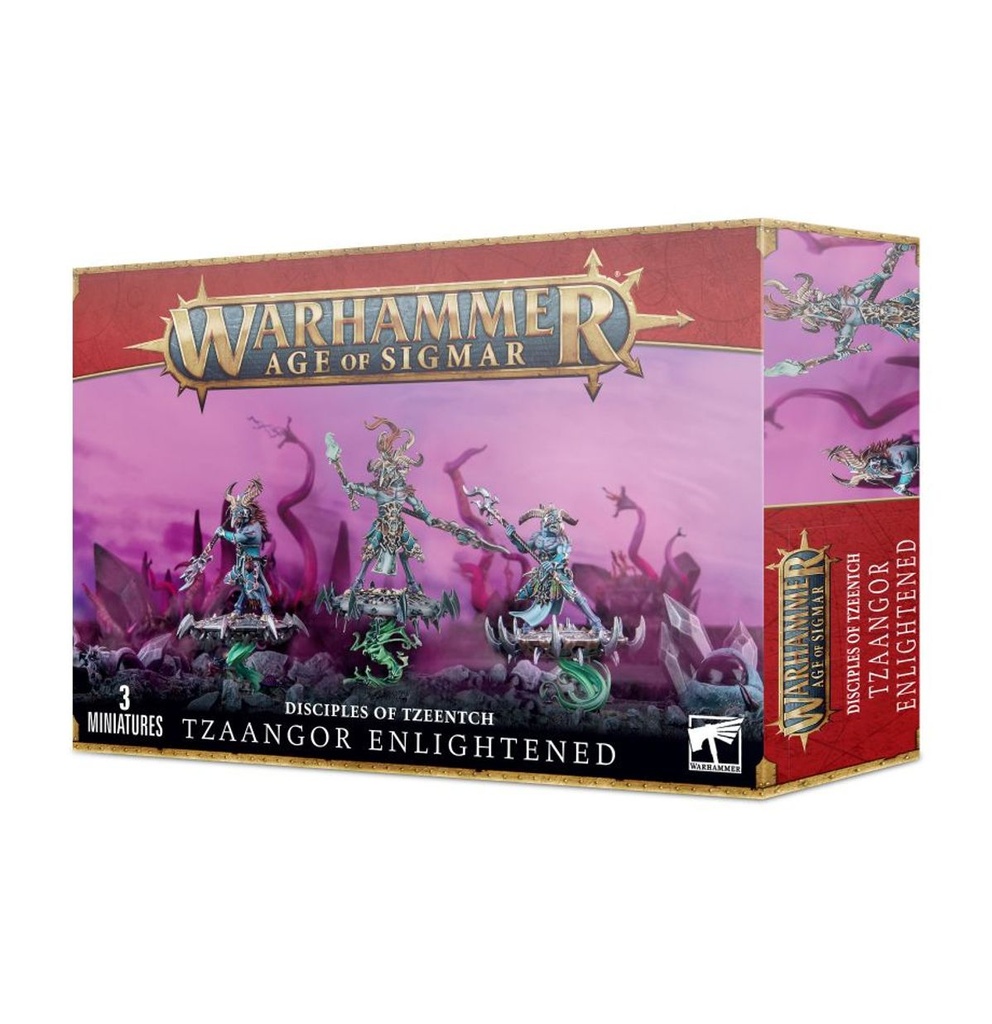[5011921178636,83-74,Age of Sigmar,Disciples of Tzeentch,aos] Disciples of Tzeentch: Tzaangors Éclairés
