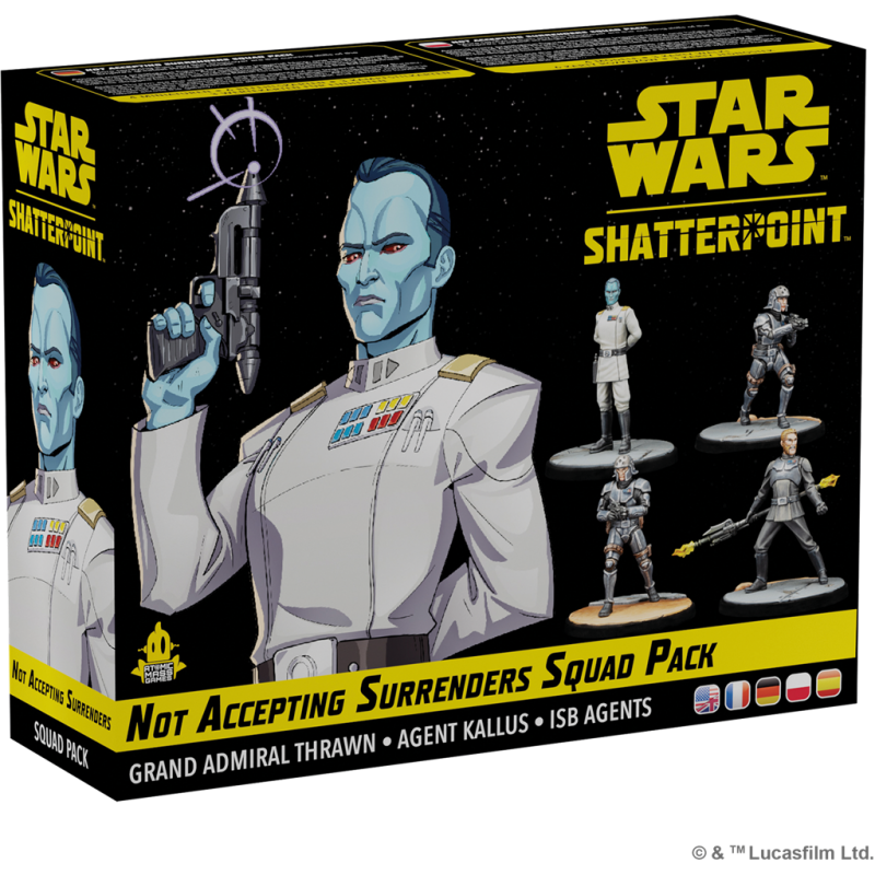 [841333126162,AMGSWP28ML,Star Wars Shatterpoint] Star Wars Shatterpoint : Not Accepting Surrenders Squad Pack