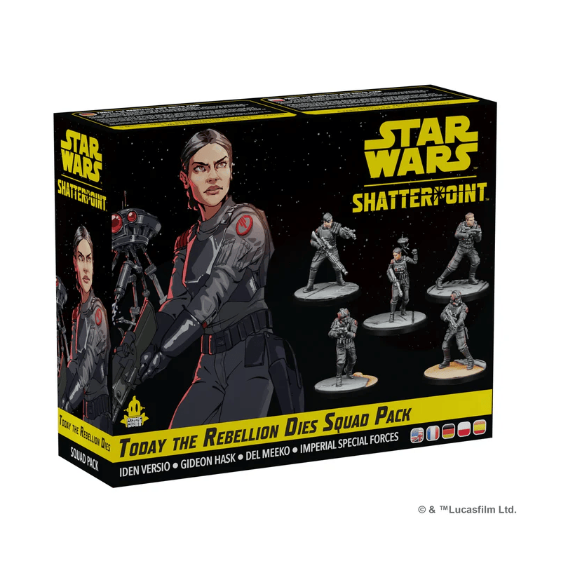 [841333124991,AMGSWP34ML,Star Wars Shatterpoint] Star Wars Shatterpoint : Today the Rebellion Dies Squad Pack