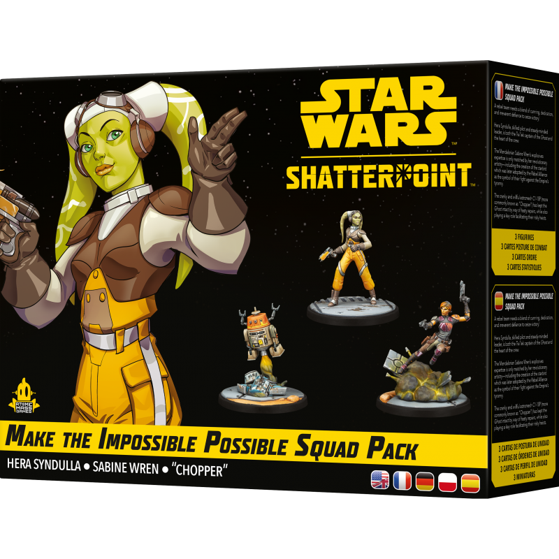 [841333125080,AMGSWP44ML,Star Wars Shatterpoint] Star Wars Shatterpoint : Make the Impossible Possible Squad Pack