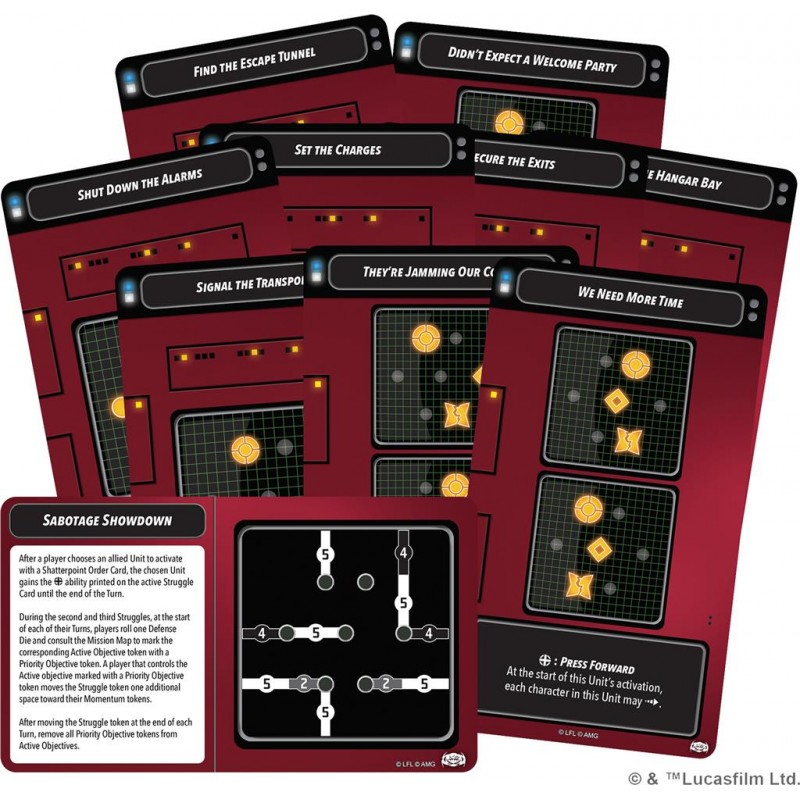 [841333123185,AMGSWP45ML,Star Wars Shatterpoint] Star Wars Shatterpoint : Sabotage Showdown (Mission Pack)