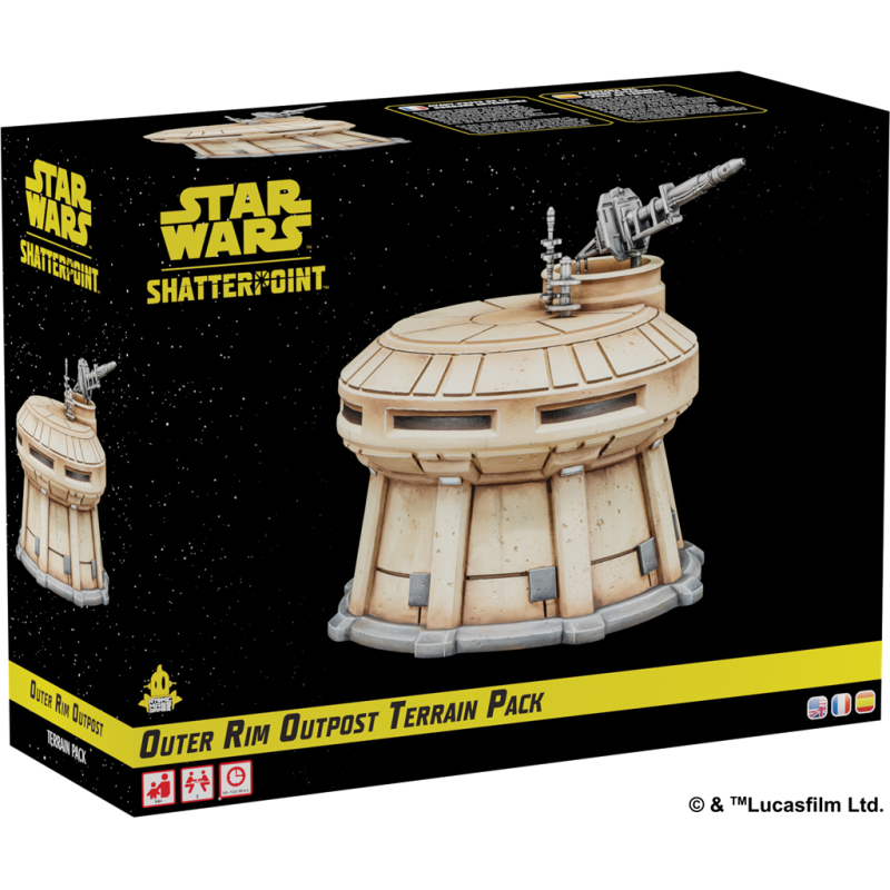 [841333132101,AMGSWP60ML,Star Wars Shatterpoint] Star Wars Shatterpoint : Outer Rim Outpost (Terrain)