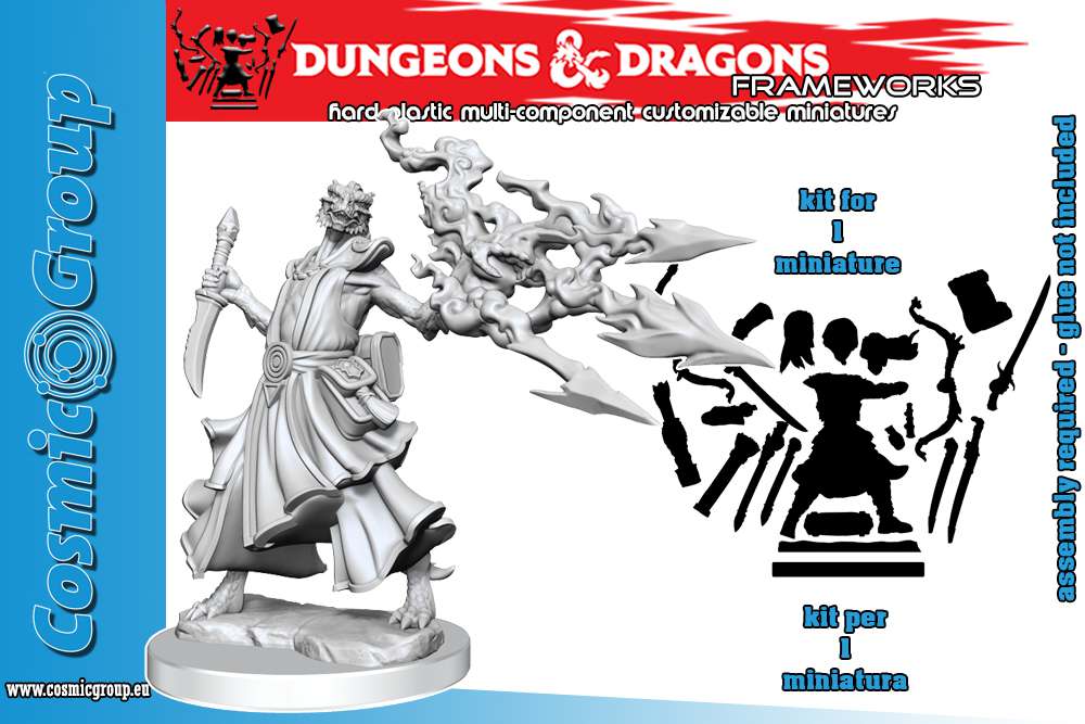 [634482750353] Dungeons & Dragons Frameworks - Dragonborn Sorcerer Female.