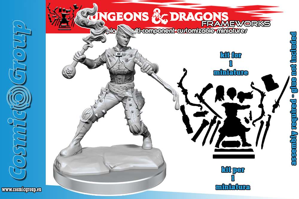 [634482750384] Dungeons & Dragons Frameworks - Human Rogue Female