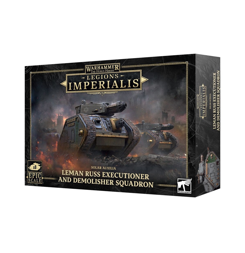 [5011921204199,03-64,Legions Imperialis,Solar Auxilia] Legions Imperialis: Leman Russ Executioner/Demolishr Sqd