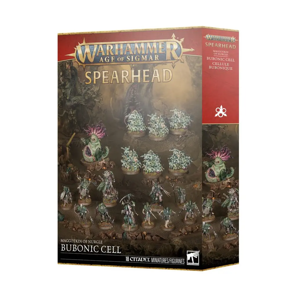 [5011921249206,70-838,99120201203,Spearhead,Bubonic Cell,Age of Sigmar,Maggotkin of Nurgle,aos] Fer de Lance - Cellule Bubonique