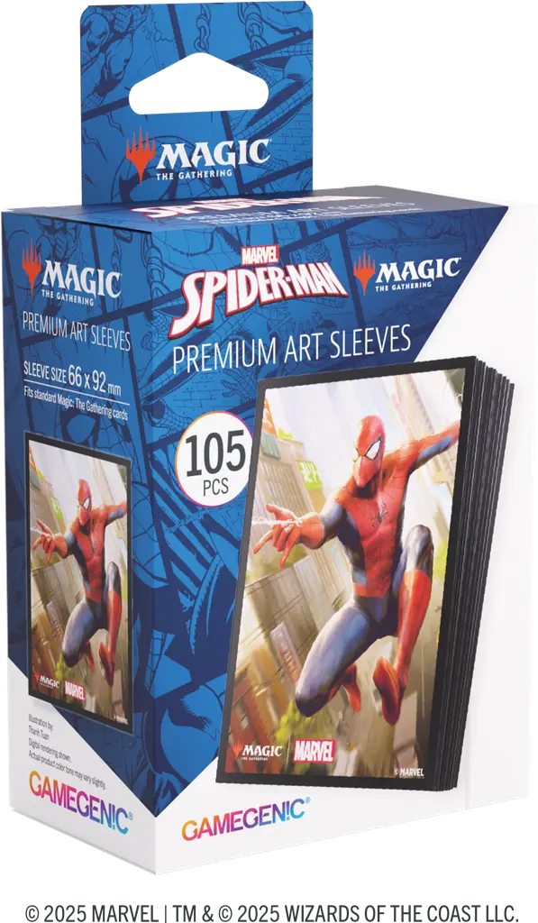 [4251715421970,GGS15120ML] GG : MTG Spider-Man Art Sleeves - Spider-Man
