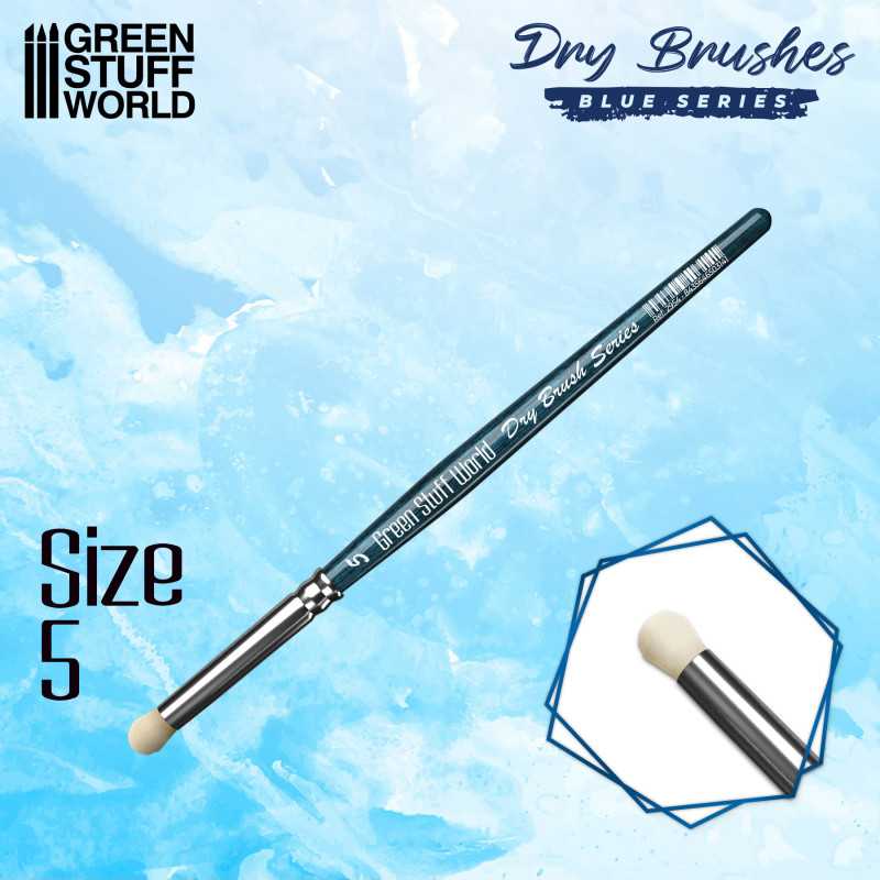 [8435646503141,29,Dry Brush Blue Series] Pinceaux de brossage Bleu Series (taille 5)