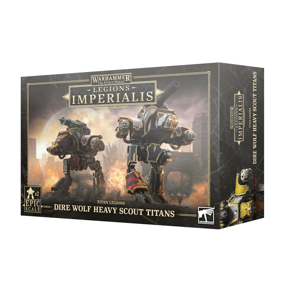 [5011921205547,03-44,Legions Imperialis,Titans] Legions Imperialis: Dire Wolf Heavy Scout Titans