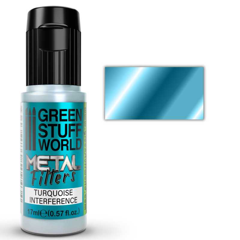 Filtres Métalliques - Interférence Turquoise (17 mL)