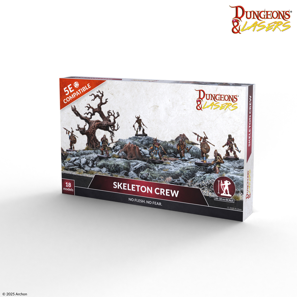 Dungeons & Lasers - Miniatures: Skeleton Crew
