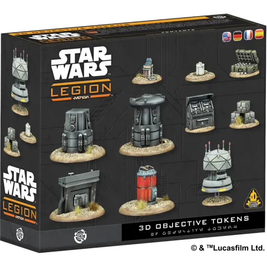 [841333133573,AMGSWQ102ML] Star Wars Légion : 3D Objective Tokens
