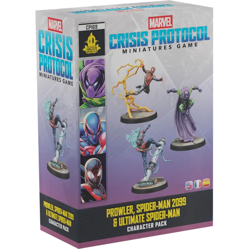 Marvel Crisis Protocol : Prowler, SpiderMan 2099 & Ult SpiderMan
