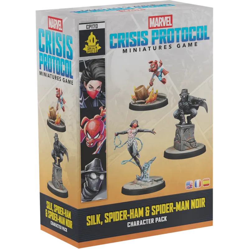 Marvel Crisis Protocol : Silk Spider Ham & Spider Man Noir