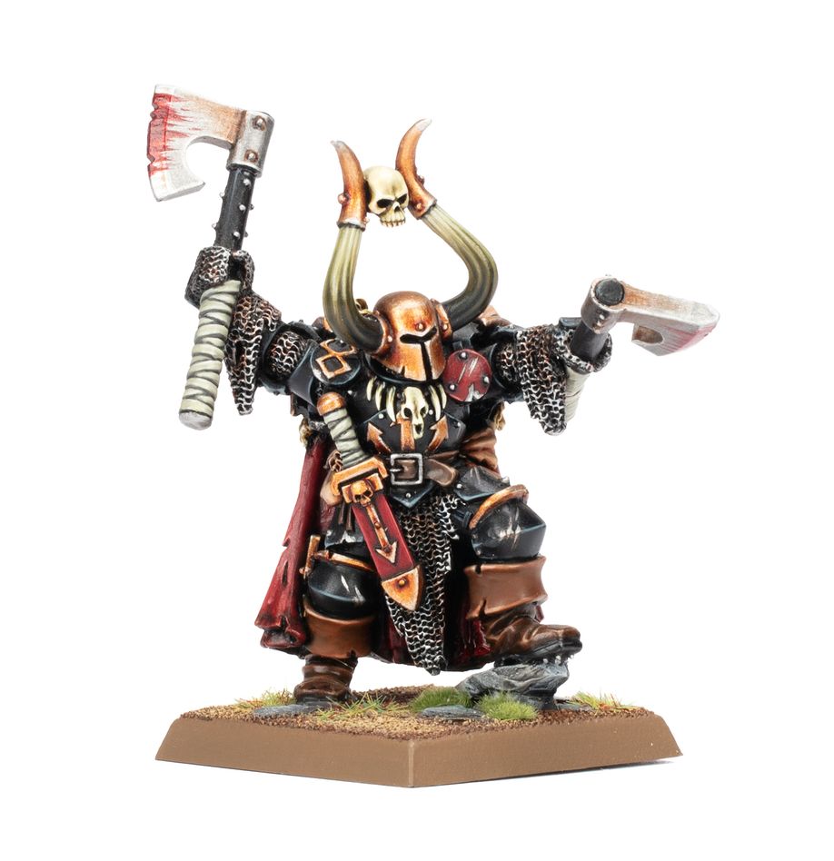 [5011921219575,99062701011,Champion of Chaos with Additional Hand Weapon] Seigneur du Chaos avec arme de base supplémentaire