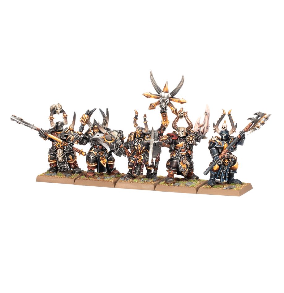 [5011921218516,99112701005,Chosen Chaos Warriors Command] État-major des guerriers du Chaos élus