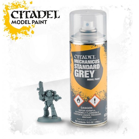 [5011921175376,62-26,spray,bombe,sous-couche] Mech.Standard Grey Spray (400 mL)