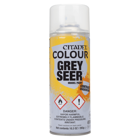[5011921175314,62-34,spray,bombe,sous-couche] Grey Seer Spray Paint (400 mL)