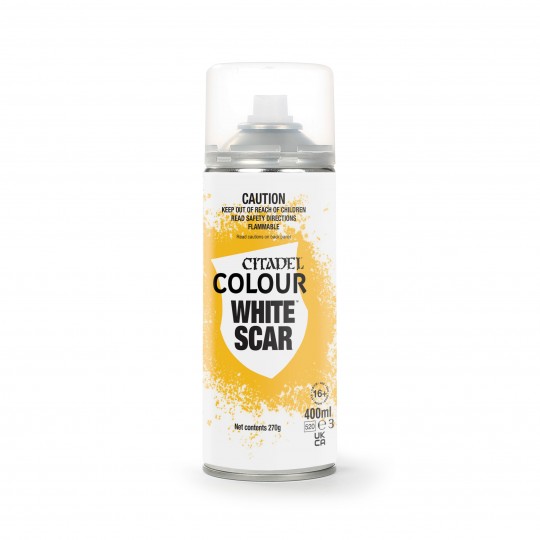 [5011921176892,62-36,spray,bombe,sous-couche] White Scar Spray Paint (400 mL)