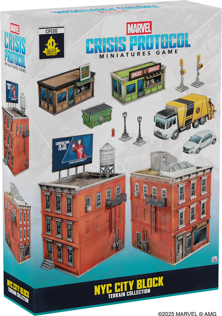 Marvel Crisis Protocol : NYC City Block Collection (Terrain)
