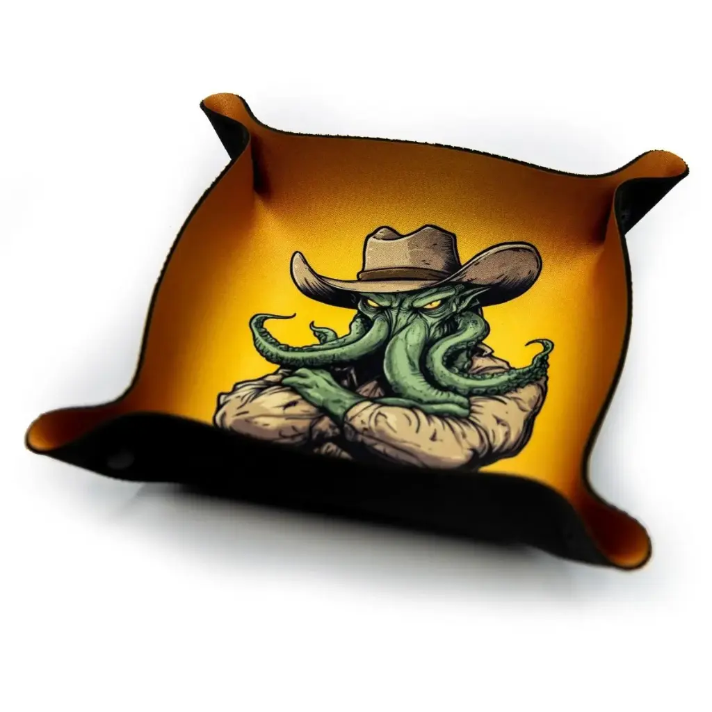 [5905794524402,DT066] Dice Tray - Cowboy Cthulhu