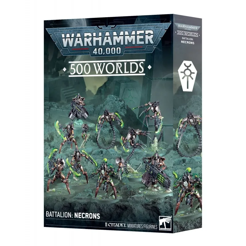 [5011921249428,49-51,99120110087,500 Worlds battalion - Necrons] Bataillon 500 Worlds - Nécrons