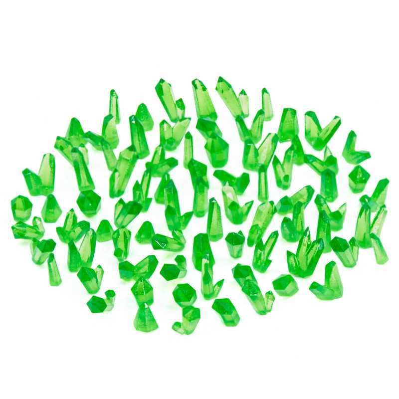 [8436554362837,1283,3926100000, 3D Printed - Cristales VERDES / GREEN Crystals (S) ] Petits cristaux verts en résine