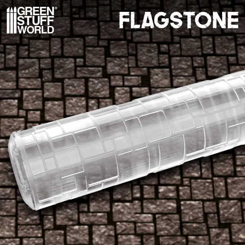 [8436574500356,1676,3926100000, Rodillo Pavimento Piedra / Flag Stone Rolling pin ] Rouleaux texturés - Chaussée de dalles