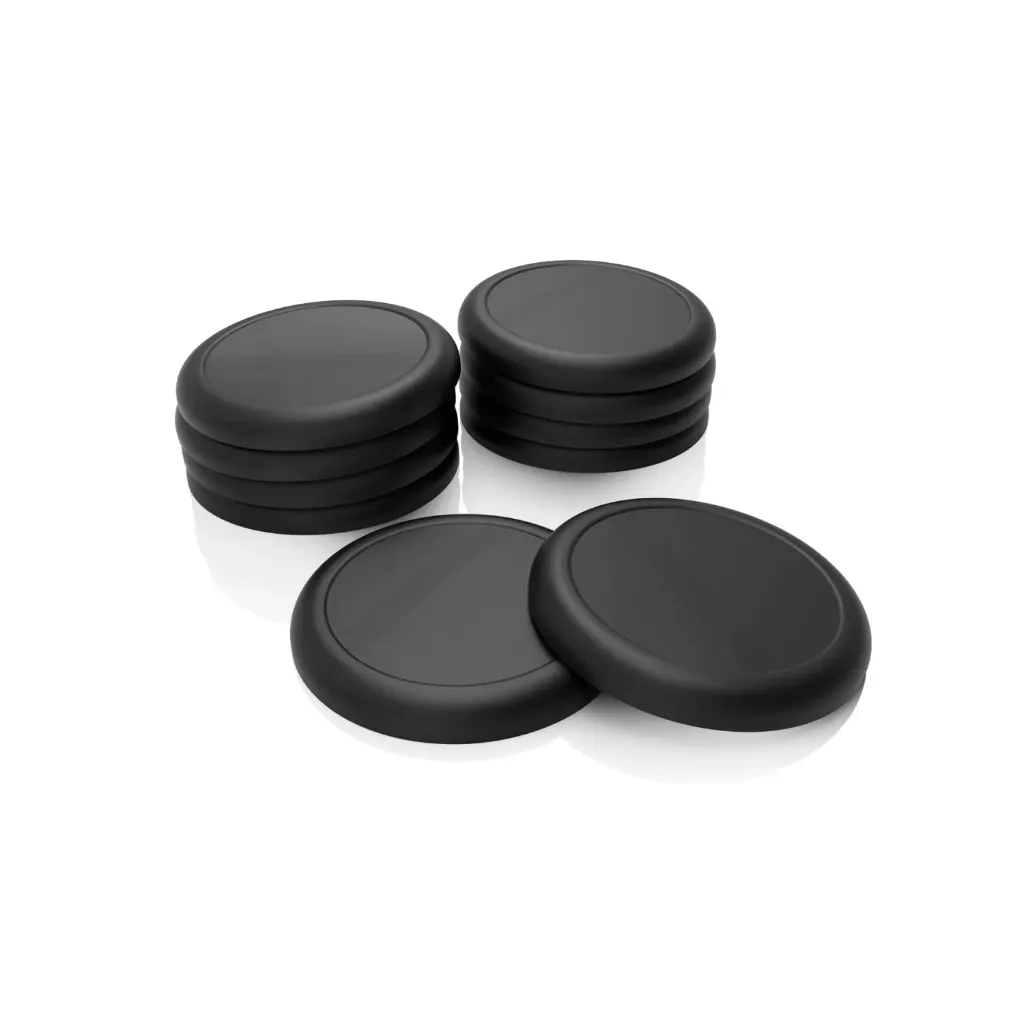 [8436574503272,9828,3926100000, Peana PLASTICO Redonda con Labio / Plastic Round Base with Lips 40mm (Pack x10)] Socles - Plastique à bords arrondis - Rond - 40mm (x10)