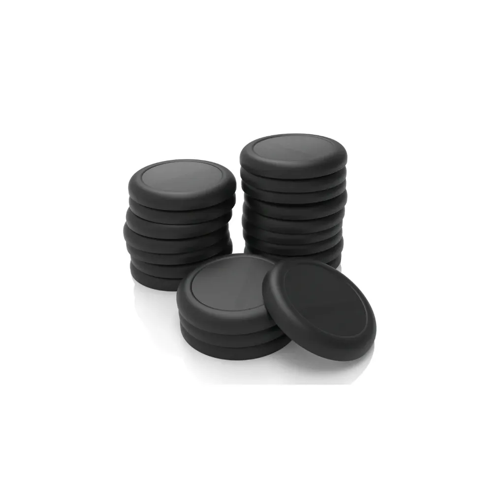 [8436574503265,9827,3926100000, Peana PLASTICO Redonda con Labio / Plastic Round Base with Lips 30mm (Pack x20) ] Socles - Plastique à bords arrondis - Rond - 30mm (x20)