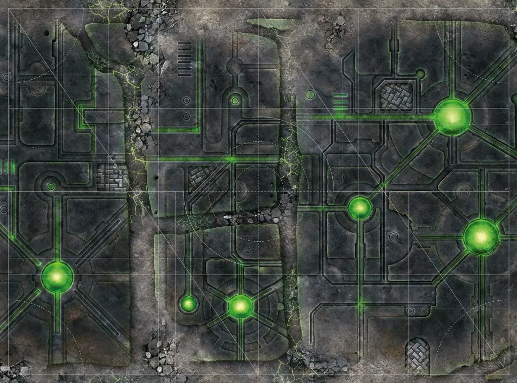 DeathWorld Tomb 44”x60” / 112x152 cm - mat for wargames