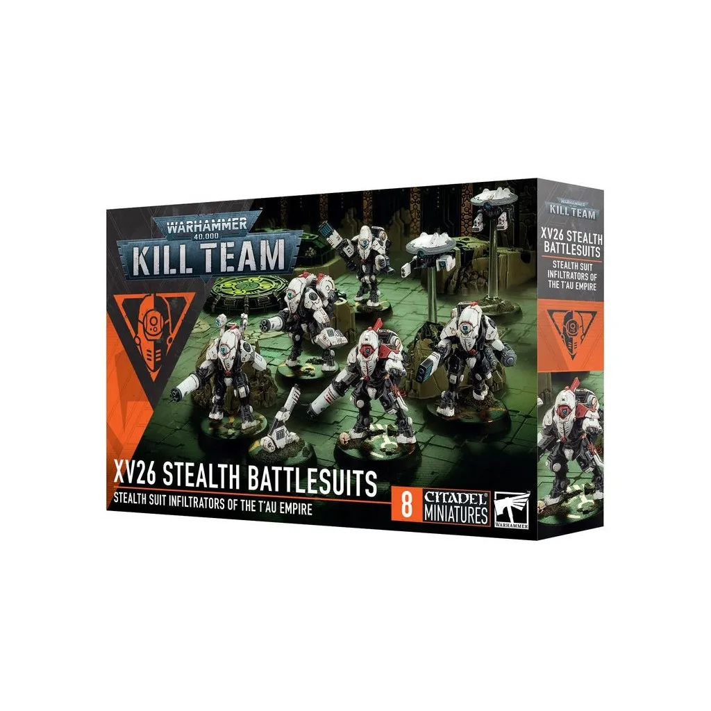 [5011921253579,102-13,Kill Team,Exo-Armures XV26 Stealth,XV26 Stealth Battlesuits] Kill Team - Exo-armures XV26 Stealth / XV26 stealth battlesuits