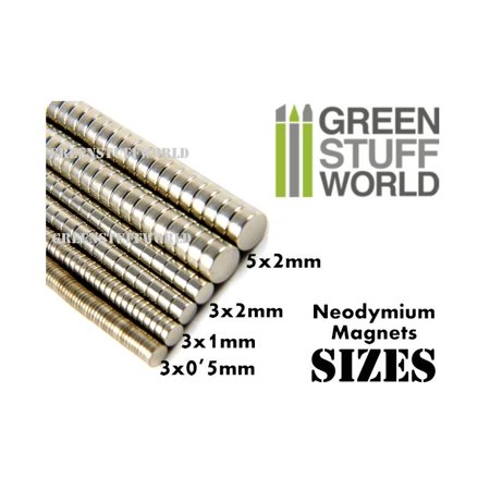 Aimants Néodymes 3x2mm - 100 units (N52)