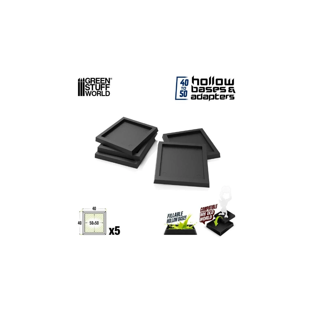 Adaptateur pour socle en plastique 40 à 50 mm