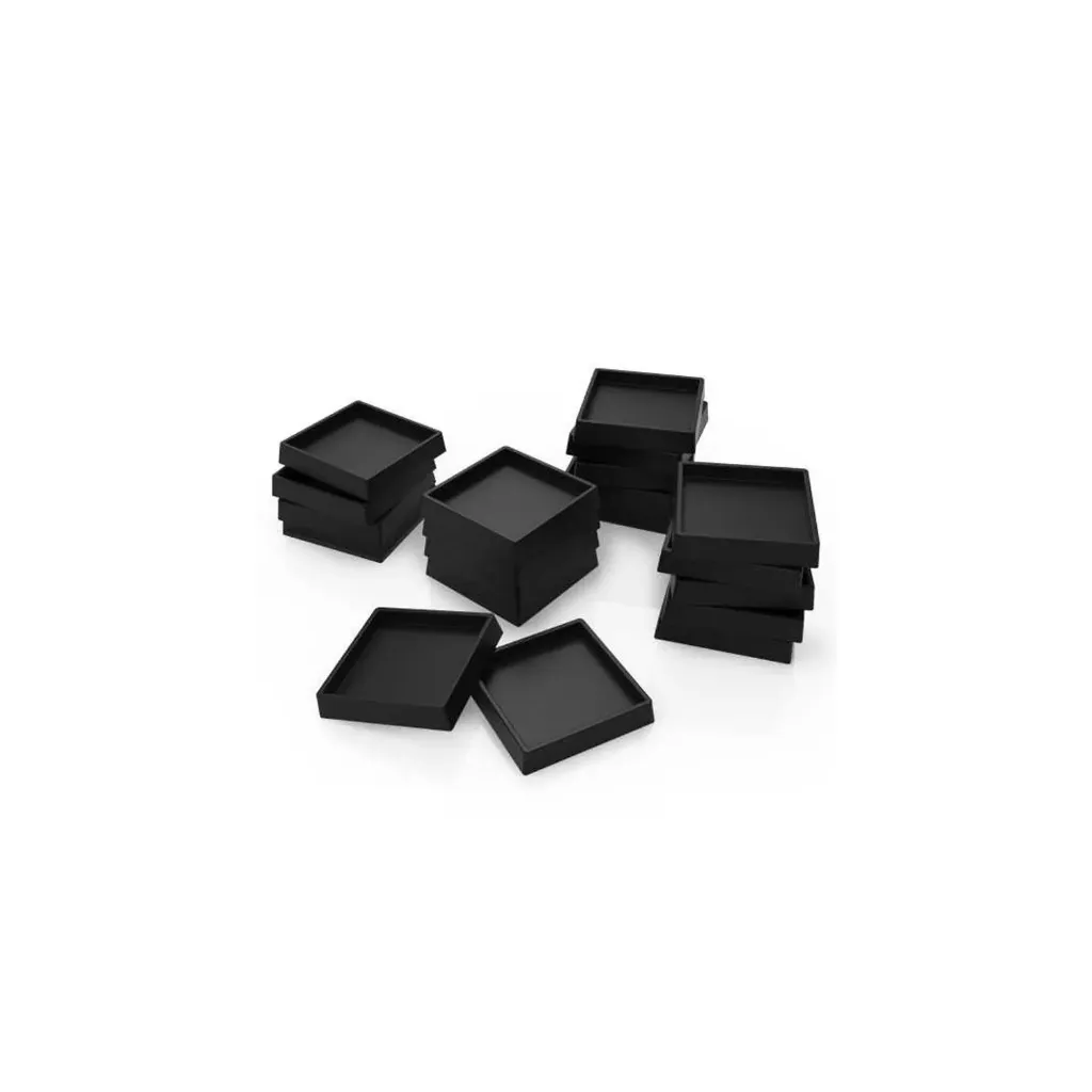 [8435646509358,11435,8435646509358ES,] Socles - Plastique creux - Carré - 20mm (x20)