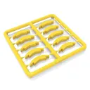 Anneaux de compétence 40mm - Jaunes