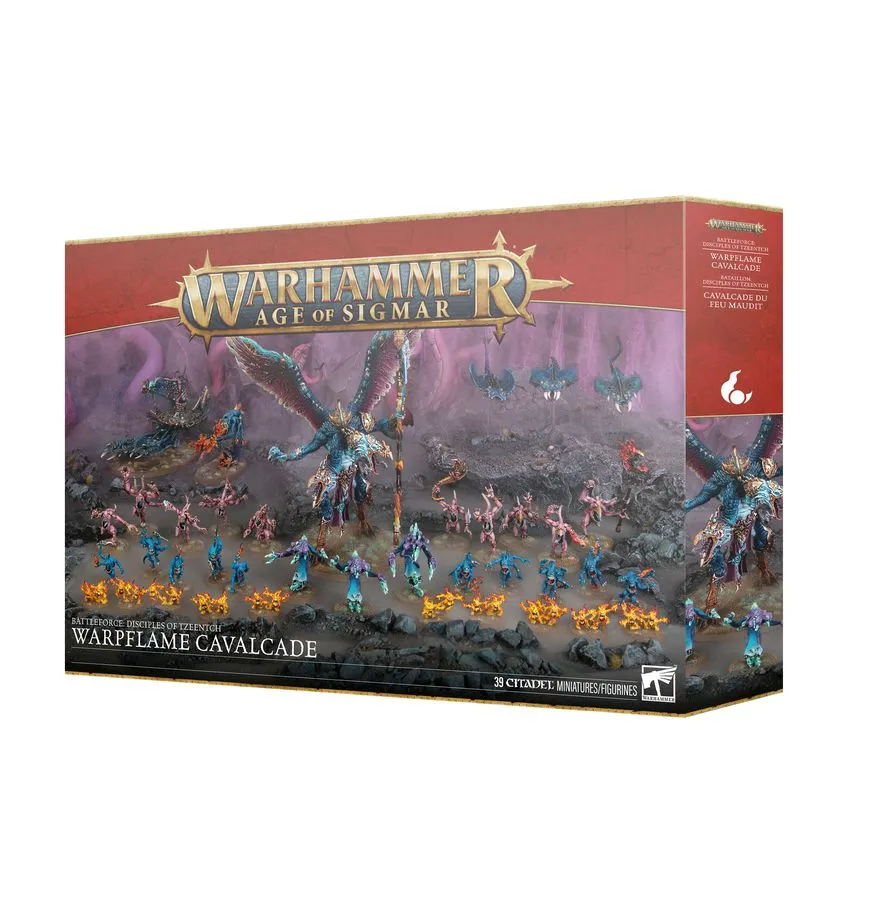 [5011921270217,83-110,Age of Sigmar,Disciples of Tzeentch,aos] Disciples of Tzeentch : Cavalcade du feu maudit