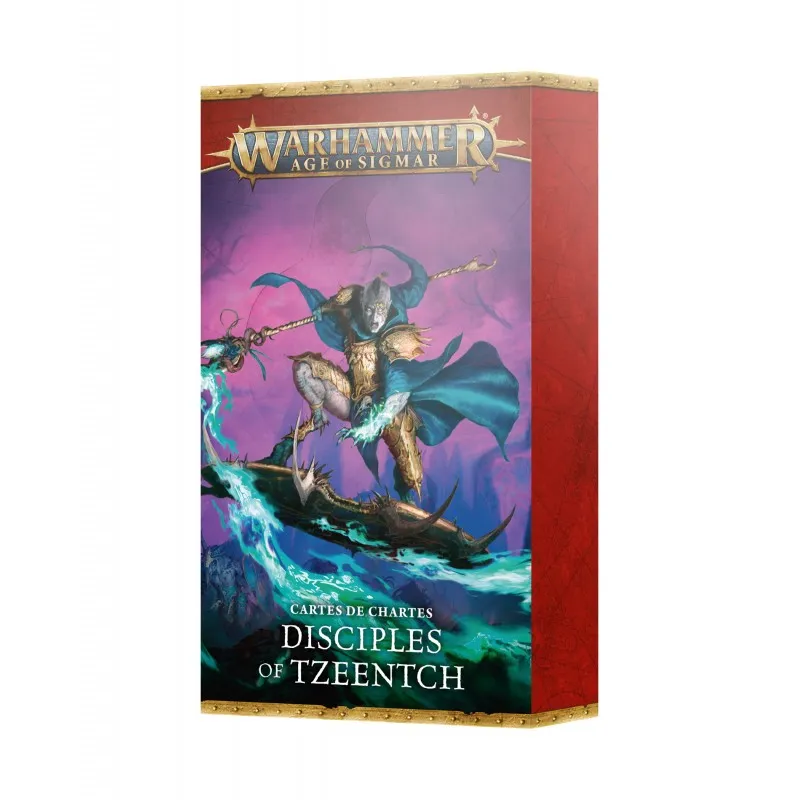 [5011921269884,83-46,Age of Sigmar,Disciples of Tzeentch,aos] Cartes de Chartes : Disciples of Tzeench (Français)