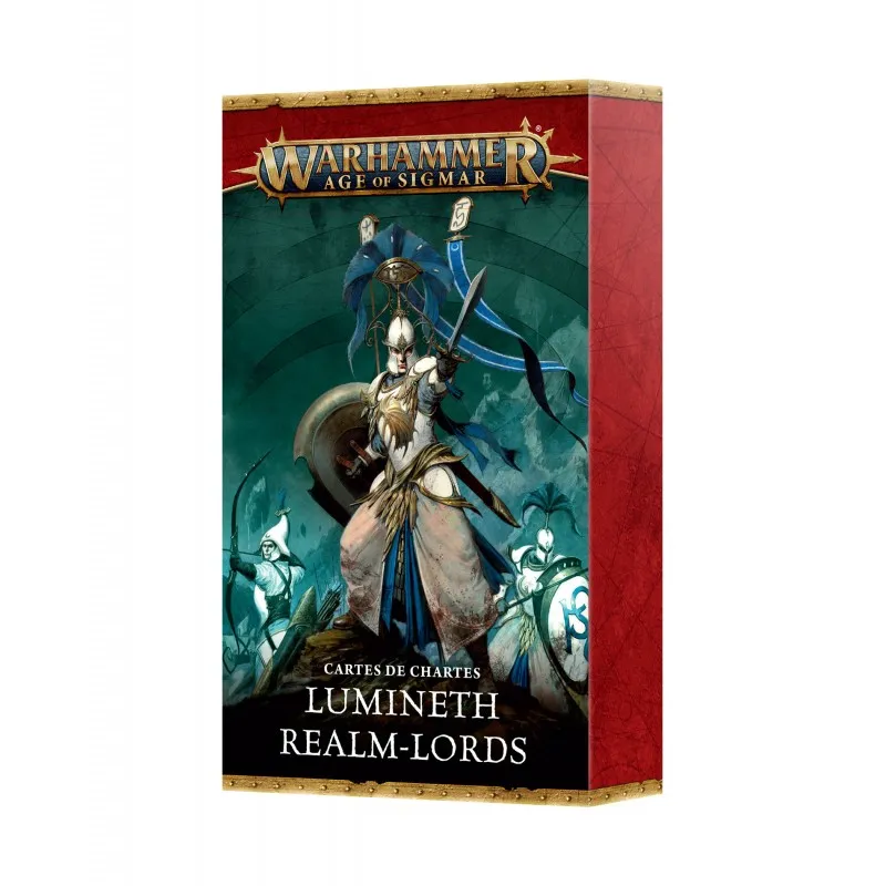 [5011921254019,87-03,Age of Sigmar,Lumineth Realmlords,aos] Cartes de Chartes : Lumineth Realmlords (Français)