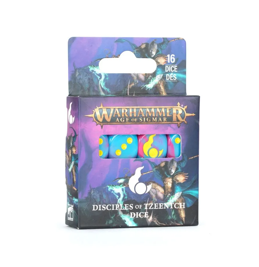 [5011921254392,65-39,Age of Sigmar,Disciples of Tzeentch] Age of Sigmar : Disciples Of Tzeentch - Set de Dés