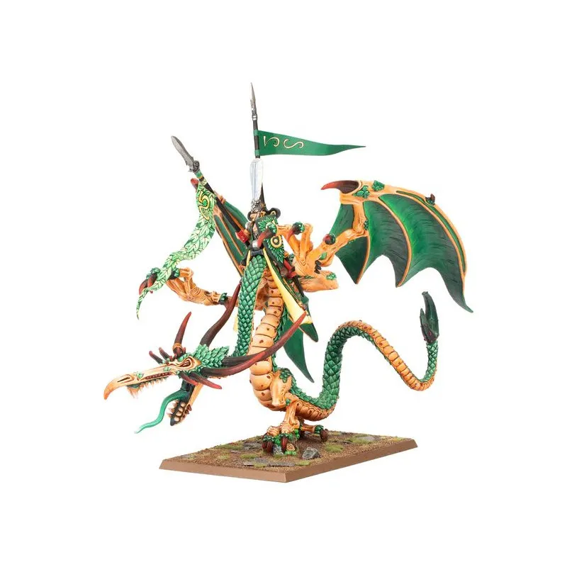 [5011921222148,99112704006,99112704006,Wood Elf Realms: Noble on Forest Dragon] Noble elfe sylvain sur dragon des forêts